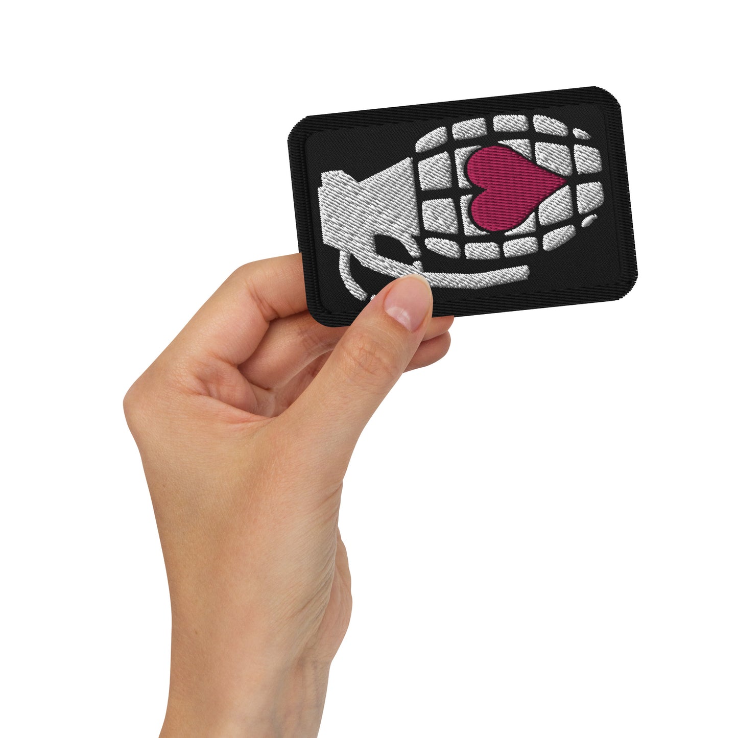 TLB Grenade, Embroidered Patches - Rectangle 3.5″×2.25″