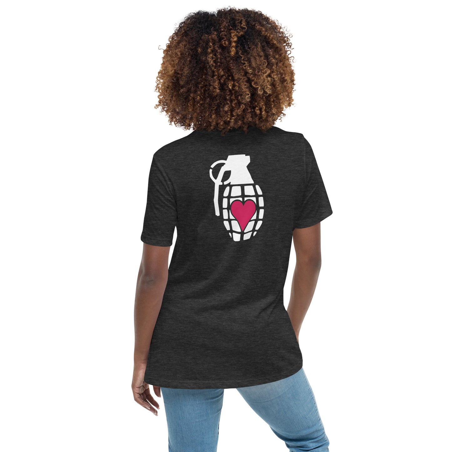 TLB Logo, Embroidered Front, Women's Relaxed T-Shirt